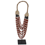 Этническое длинное ожерелье из бус и ракушек Aboriginal Long Necklace варинант исполнения - 1 | Loft Concept в Омске