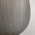 Настольная лампа с белым цилиндрическим абажуром и серебристым овальным основанием Quintiesse варинант исполнения - 4 | Loft Concept в Омске