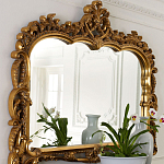 Зеркало настенное в ажурной раме в стиле барокко Ornate Ornaments варинант исполнения - 1 | Loft Concept в Омске