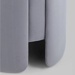 Пуф Alice Poof Grey Серый велюр варинант исполнения - 3 | Loft Concept в Омске