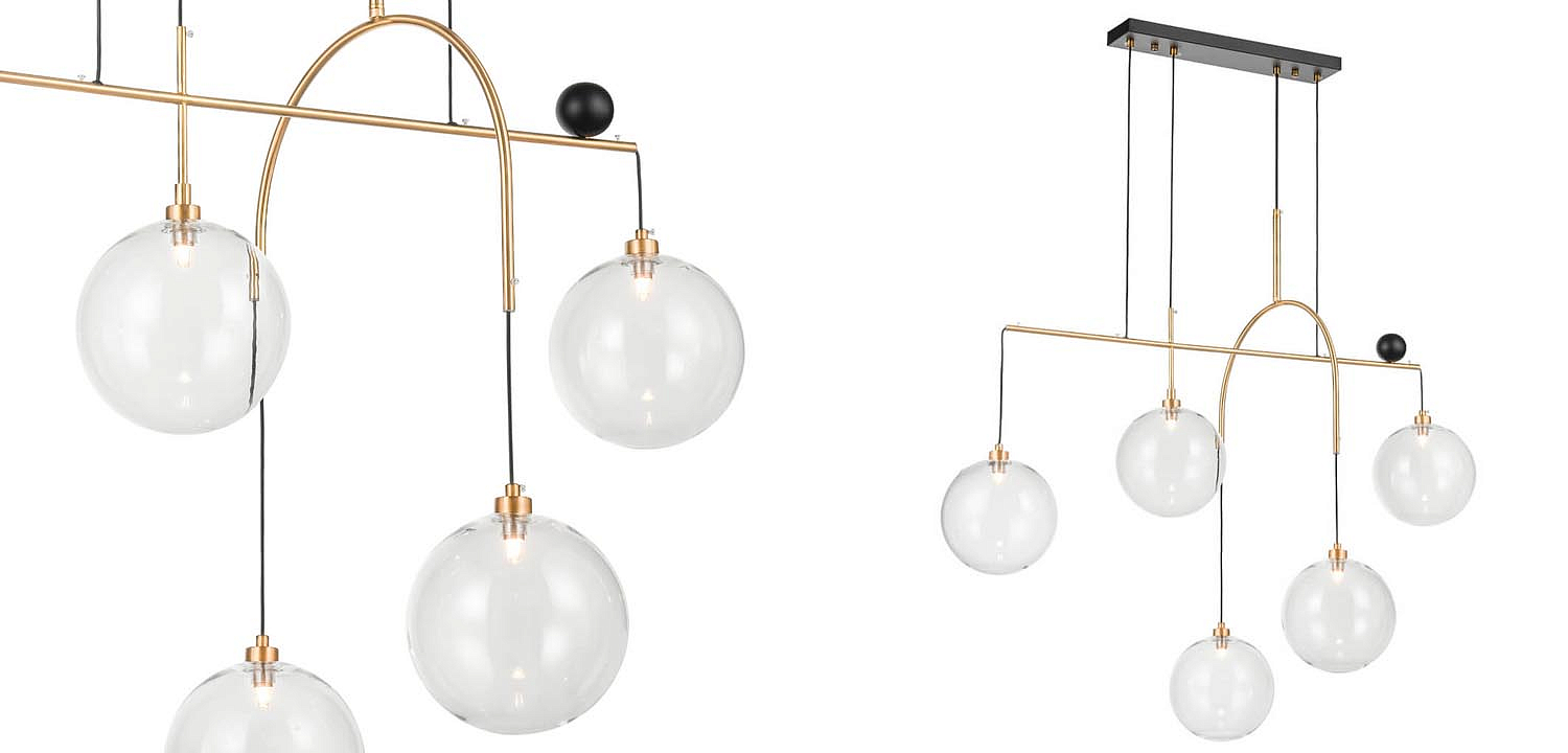 Люстра Five Hanging Balls Chandelier Люстра Five Hanging Balls Chandelier - Loft-Concept в Омске