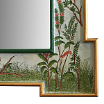 Зеркало в стиле Шинуазри ручная роспись Chinoiserie Garden White Mirror варинант исполнения - 2 | Loft Concept в Омске