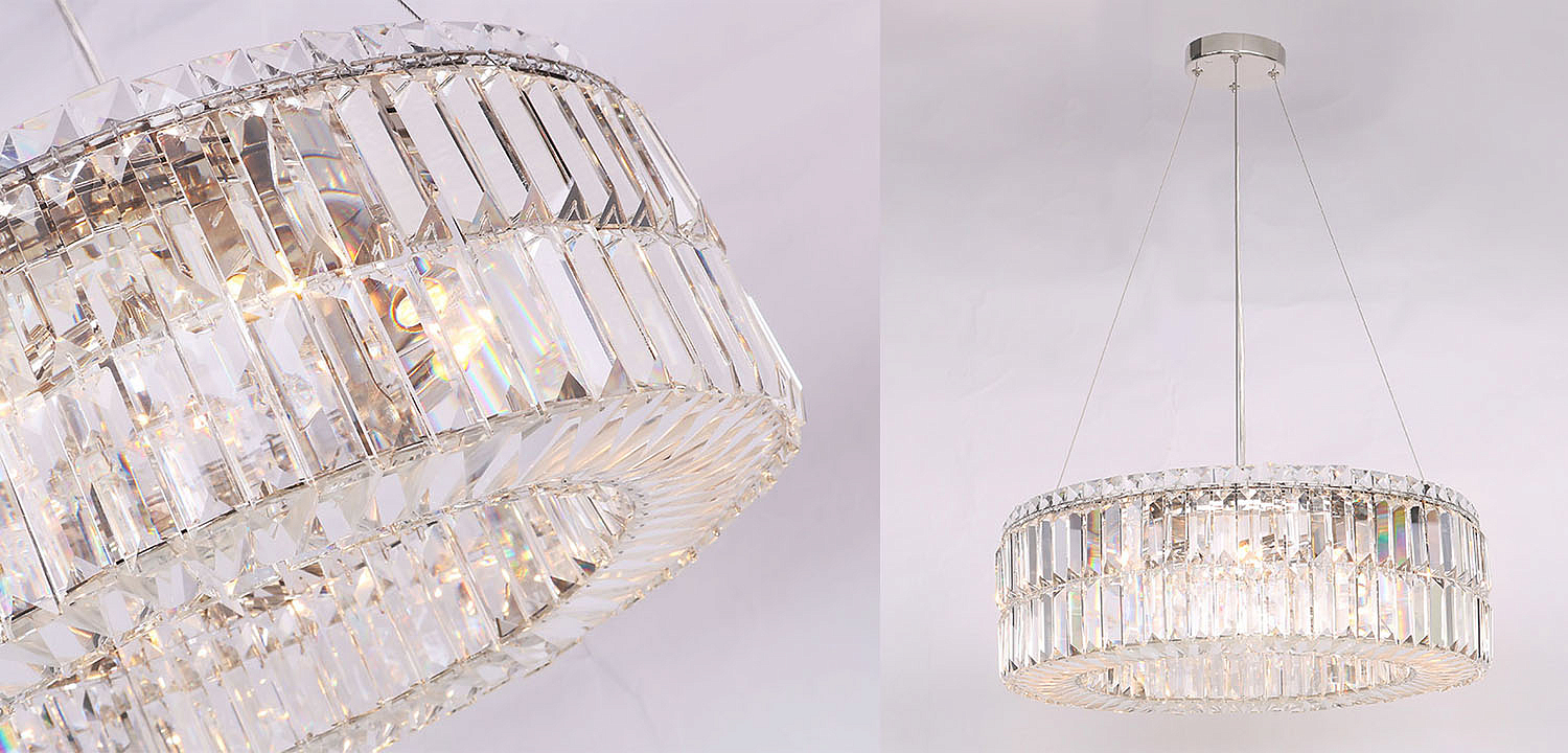 Люстра Darleen Crystal Nickel Chandelier 12 Люстра Darleen Crystal Nickel Chandelier 12 - Loft-Concept в Омске