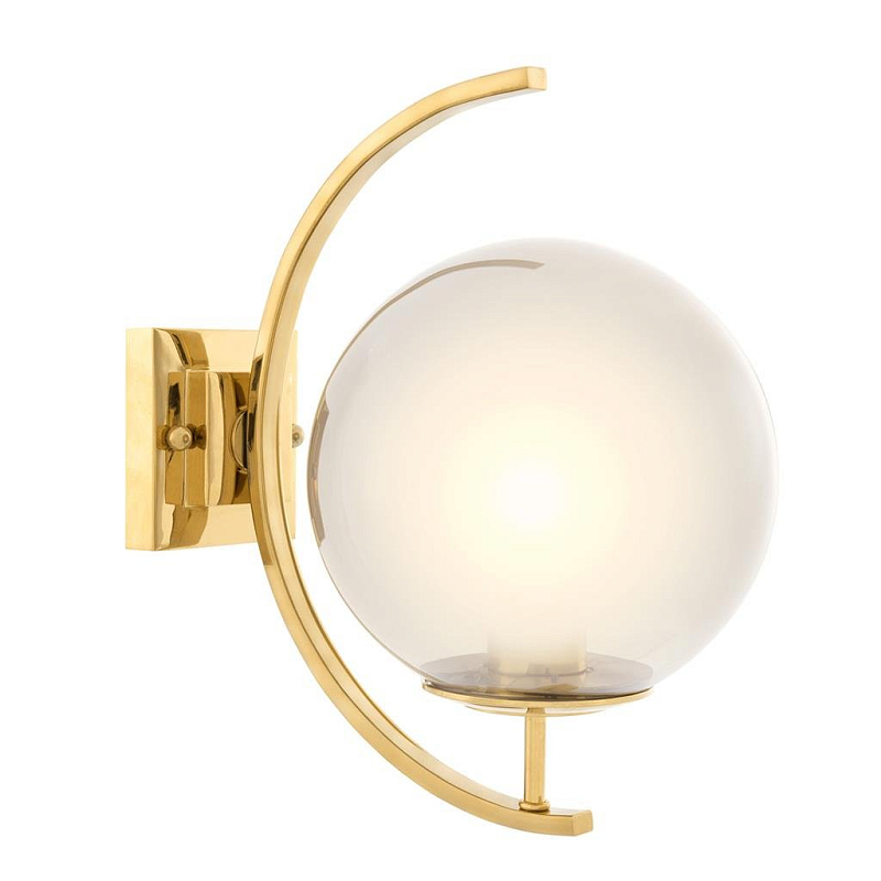 Бра Eichholtz Wall Lamp Cascade Gold Глянцевое золото Дымчатый (Smoke) Бра Eichholtz Wall Lamp Cascade Gold Глянцевое золото Дымчатый (Smoke) в Омске | Loft Concept