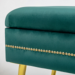 Мягкая банкетка с зоной для хранения Casket Green варинант исполнения - 2 | Loft Concept в Омске