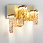 Бра волнистой формы из фактурного стекла Big Wave варинант исполнения - 6 | Loft Concept в Омске