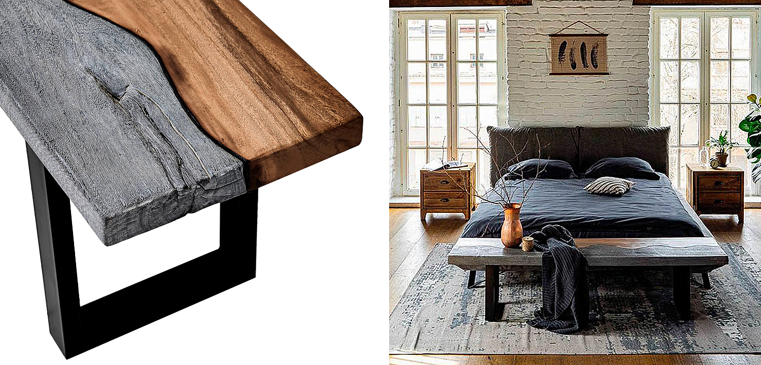 Скамья в стиле лофт Brooks Bench Скамья в стиле лофт Brooks Bench - Loft-Concept в Омске