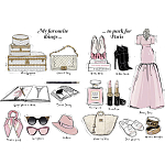 Megan Hess Paris: Through a Fashion Eye варинант исполнения - 3 | Loft Concept в Омске