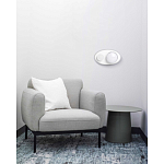 Бра овальной формы белого цвета с 2-мя лампами Lunar Pebbles варинант исполнения - 8 | Loft Concept в Омске