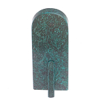 Часы погон ВС подарочные настольные из натурального камня Змеевик Military Clock варинант исполнения - 6 | Loft Concept в Омске