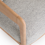 Кресло с каркасом из массива ясеня Deniaud Ash Grey Armchair варинант исполнения - 5 | Loft Concept в Омске