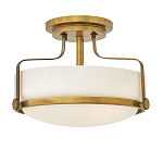 Потолочный светильник с круглым матовым белым плафоном Hinkley варинант исполнения - 5 | Loft Concept в Омске