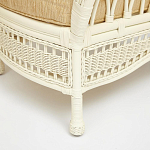 Комплект уличной мебели из ротанга Clara белый варинант исполнения - 6 | Loft Concept в Омске