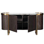 Комод  округлой формы с дверцами Chest of Precious Breed варинант исполнения - 1 | Loft Concept в Омске