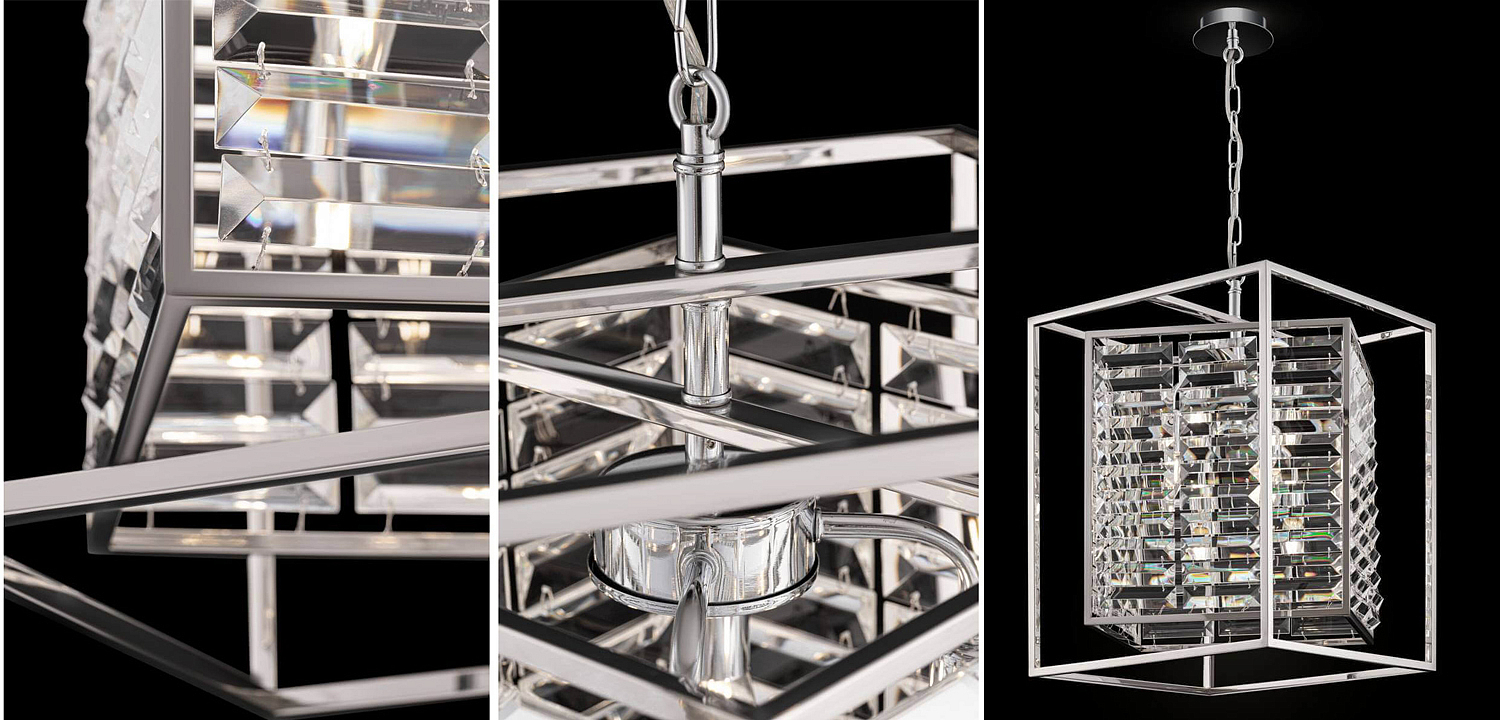Люстра Algernon Light Chandelier chrome Люстра Algernon Light Chandelier chrome - Loft-Concept в Омске