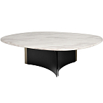 Стол журнальный овальный с контрастным основанием Subsequence варинант исполнения - 1 | Loft Concept в Омске