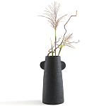 Ваза Serené Ceramic Vase Черная варинант исполнения - 3 | Loft Concept в Омске