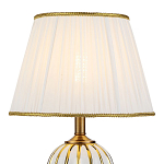 Настольная лампа с абажуром Celestina White Gold Lampshade Table Lamp варинант исполнения - 2 | Loft Concept в Омске
