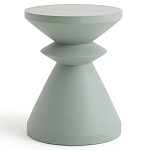 Светло-серый приставной столик из массива AMORPHOUS варинант исполнения - 1 | Loft Concept в Омске