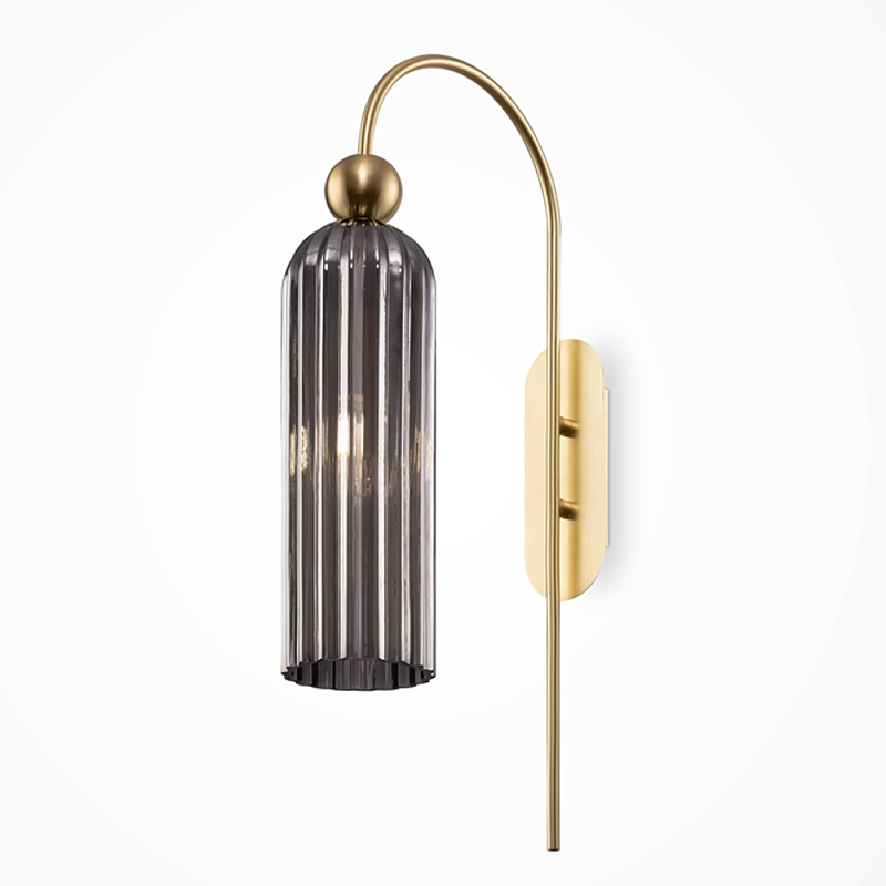 Бра Maytack c Серым Плафоном  Золотой Серый в Омске | Loft Concept 