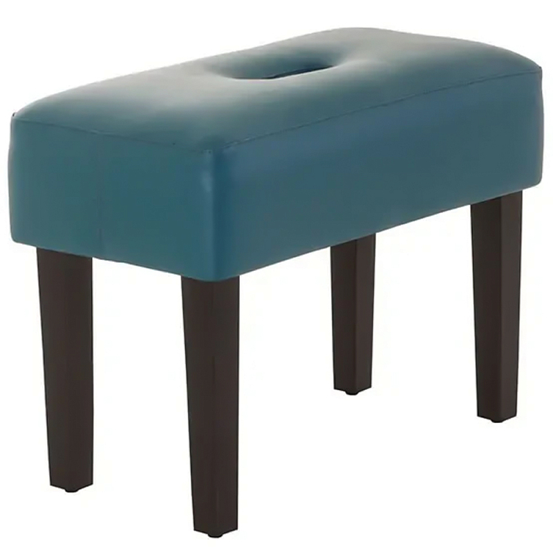 Мягкий пуф на черных ножках Winton Pouf Мульти Мягкий пуф на черных ножках Winton Pouf Мульти в Омске | Loft Concept