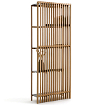 Стеллаж из дерева и метала Furniture Gutter and Lattice Rack варинант исполнения - 3 | Loft Concept в Омске