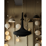 Подвесной вязаный черный светильник «Лампа Марракеша» варинант исполнения - 3 | Loft Concept в Омске