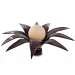 Настольная лампа черная INDONESIAN LAMPS варинант исполнения - 1 | Loft Concept в Омске