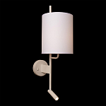 Бра с цилиндрическим тканевым абажуром и регулируемым спотом Pure Cylinder варинант исполнения - 1 | Loft Concept в Омске