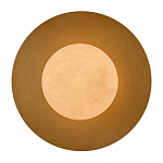 Бра круглое с плафоном из натурального камня на латунном основании Cryptocrystalline Stone варинант исполнения - 2 | Loft Concept в Омске