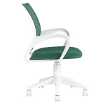 Офисное кресло с основанием из белого пластика Desk chairs Green варинант исполнения - 3 | Loft Concept в Омске