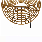 Стул круглый с ротанговым плетением Round Wicker Stool варинант исполнения - 7 | Loft Concept в Омске