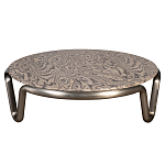 Стол журнальный круглый с узором Table Hypontic Pattern варинант исполнения - 1 | Loft Concept в Омске