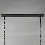 Люстра с черным каркасом и абажуром из прямоугольных мраморных панелей Calling to Shine варинант исполнения - 1 | Loft Concept в Омске