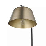 Торшер на изогнутом основании в сочетании черного и золотистого цвета Stable Base варинант исполнения - 3 | Loft Concept в Омске