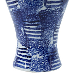 Ваза из фарфора сине-белого цвета Blue & White Ornament  варинант исполнения - 3 | Loft Concept в Омске