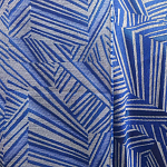 Мебельная ткань Жаккард синий принт 140 см T2-132 варинант исполнения - 2 | Loft Concept в Омске