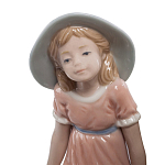 Статуэтка фарфоровая Девушка и маленькая девочка с цветами Charming Statuette варинант исполнения - 2 | Loft Concept в Омске