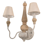 Бра с двумя конусовидными тканевыми абажурами Neighborhood варинант исполнения - 3 | Loft Concept в Омске