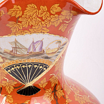 Ваза красного цвета с рисунком Chinoiserie Ceramics варинант исполнения - 2 | Loft Concept в Омске