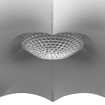 Подвесной светильник с белым фигурным абажуром и мягкими волнистыми краями Cloud Motion  варинант исполнения - 13 | Loft Concept в Омске