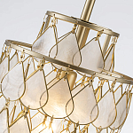 Подвесной светильник с декором из натуральной морской ракушки Iridescent Light варинант исполнения - 5 | Loft Concept в Омске