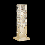 Настольная лампа прямоугольная с мозаичным хрустальным оформлением Sparks of Crystal варинант исполнения - 1 | Loft Concept в Омске