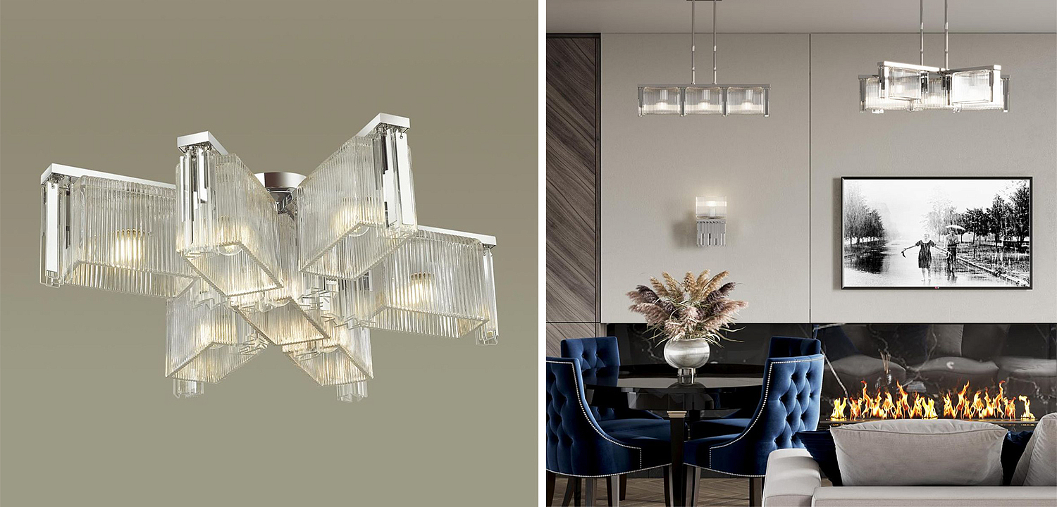 Люстра Madelen Chrome Chandelier 7 Люстра Madelen Chrome Chandelier 7 - Loft-Concept в Омске