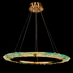 Люстра в форме кольца с цветочным декором Warm Heavenly Light варинант исполнения - 2 | Loft Concept в Омске