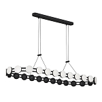 Люстра овальная с круглыми светодиодными источниками света Maxine Light варинант исполнения - 9 | Loft Concept в Омске