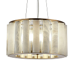 Люстра с абажуром из стекла и премиального алебастра Ravishment варинант исполнения - 2 | Loft Concept в Омске