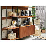 Стеллаж из орехового дерева Olson Rack варинант исполнения - 5 | Loft Concept в Омске