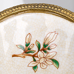 Декоративная ваза из фарфора с бронзовыми вставками Eden Garden варинант исполнения - 3 | Loft Concept в Омске