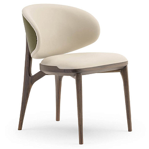 Стул обеденный деревянный с полукруглой спинкой Coverage